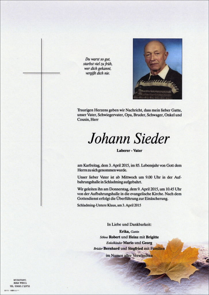 06 Johann Sieder