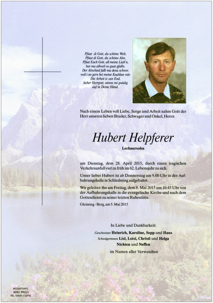13 Hubert Helpferer