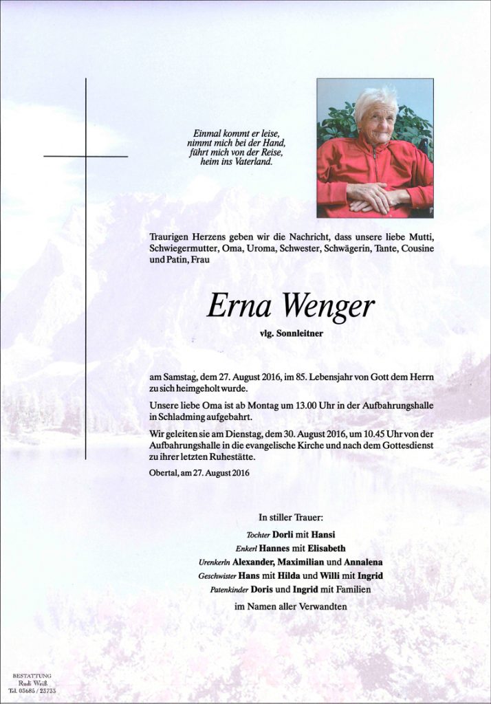 Erna Wenger